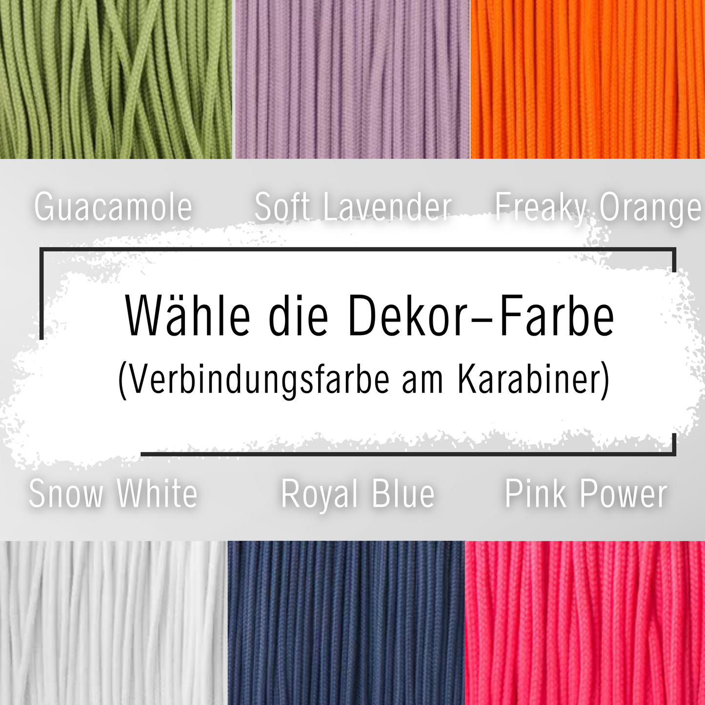 Halsband Classy Chick | Wähle deine Wunschfarbe | Biothane & Paracord