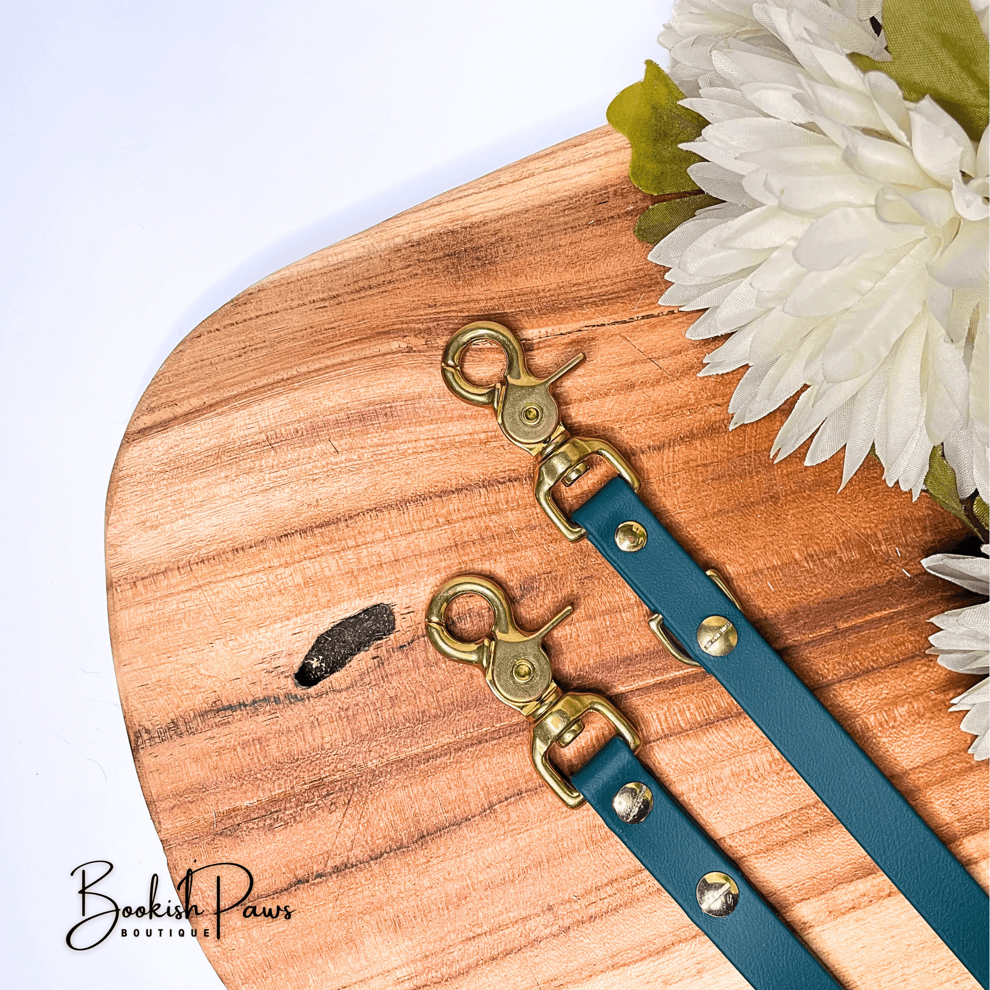 Biothane Leine Forest Green  – Handgemacht von BookishPaws