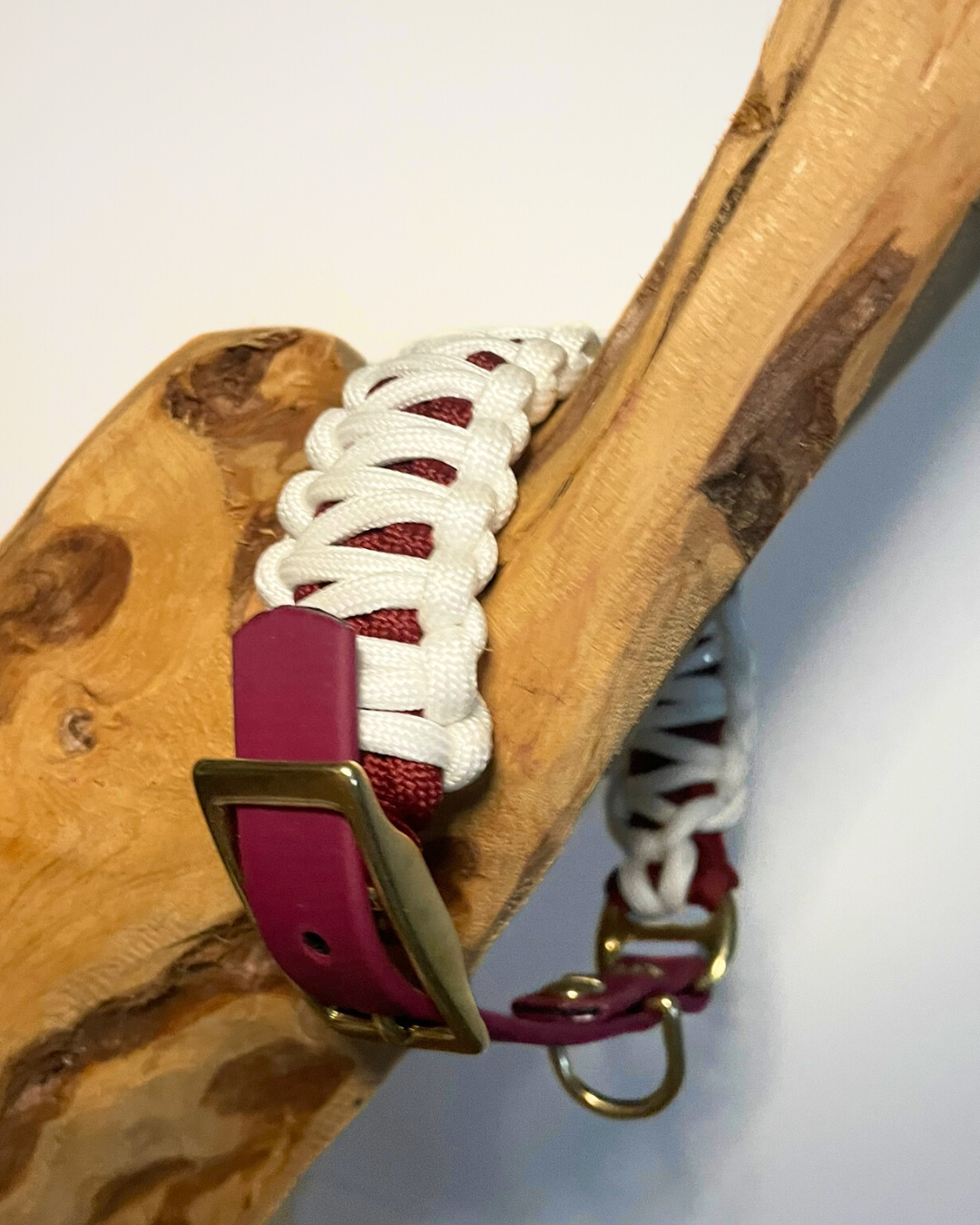 Halsband Double Classy Chick | Wähle deinen Wunschfarben | Biothane & Paracord