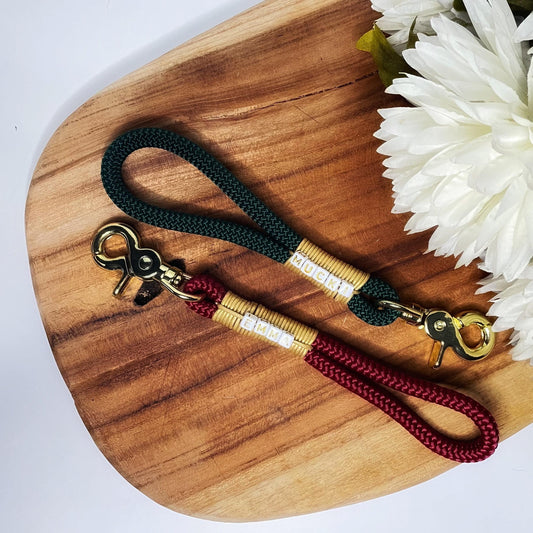 PPM Schluesselband Forest Green oder Wine Red – Handgemacht von BookishPaws